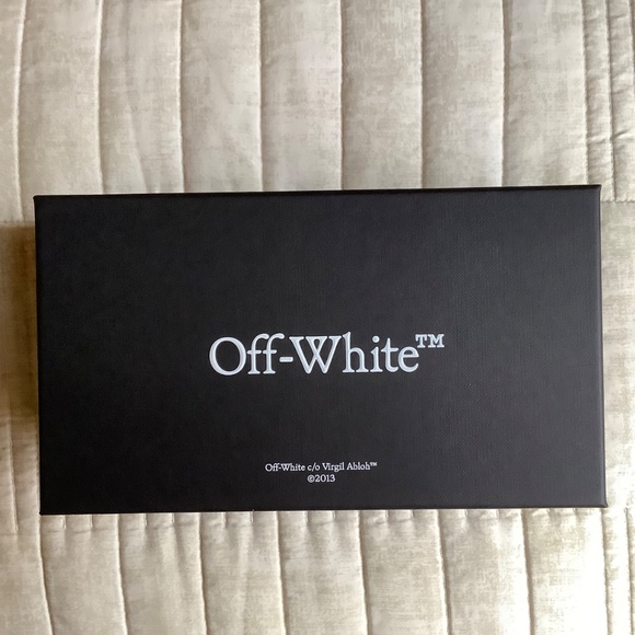 Off-White 49mm Fillmore Rectangle Sunglasses Black Green OS main image 9